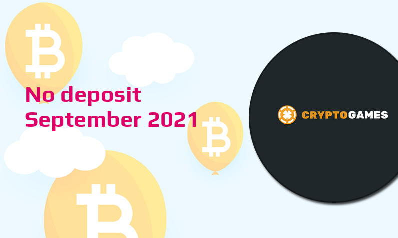 Latest no deposit bonus from Crypto Games, today 28th of September 2021